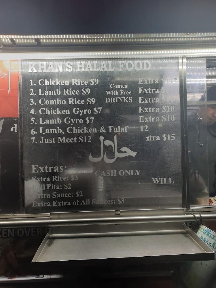Khan Halal Food Cart Menu image 1
